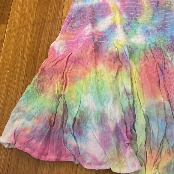 Katie J NYC Multicolor Tie Dye Strapless Dress Size L - Picture 3 of 7